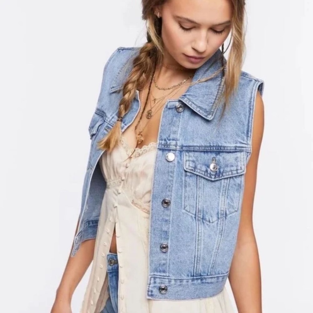 🌎 Madewell denim vest
